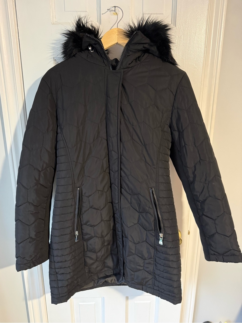 Women’s Calvin Klein Black Quilted Winter Jacket